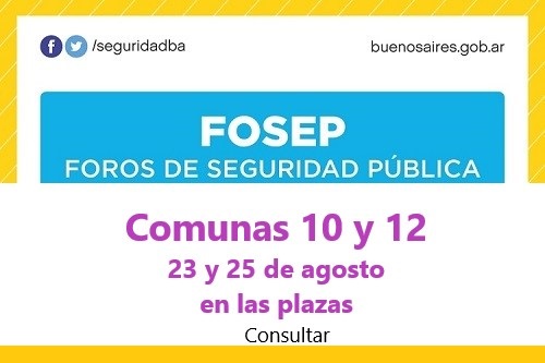 FOSEP COMUNAS 10 Y 12